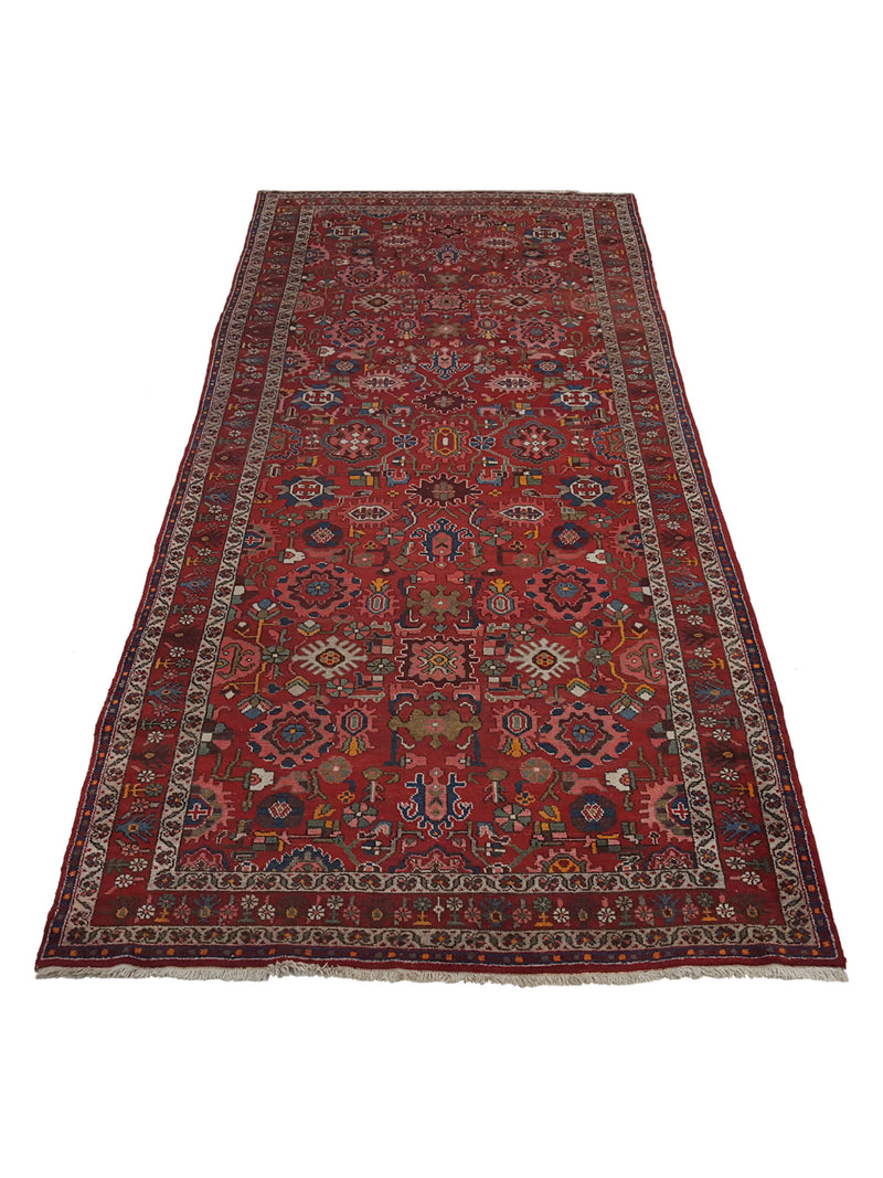 Fasa Antique Malayer 33946 Burgundy Burgundy Traditional Antique Rug