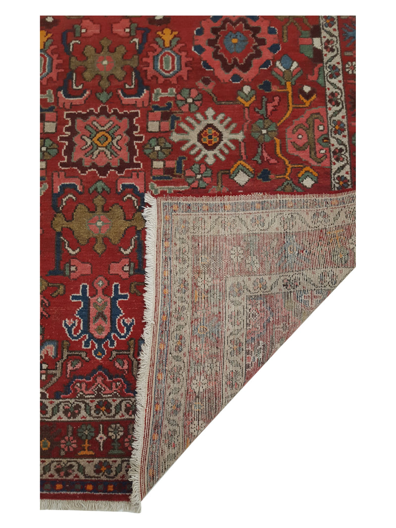 Fasa Antique Malayer 33946 Burgundy Burgundy Traditional Antique Rug