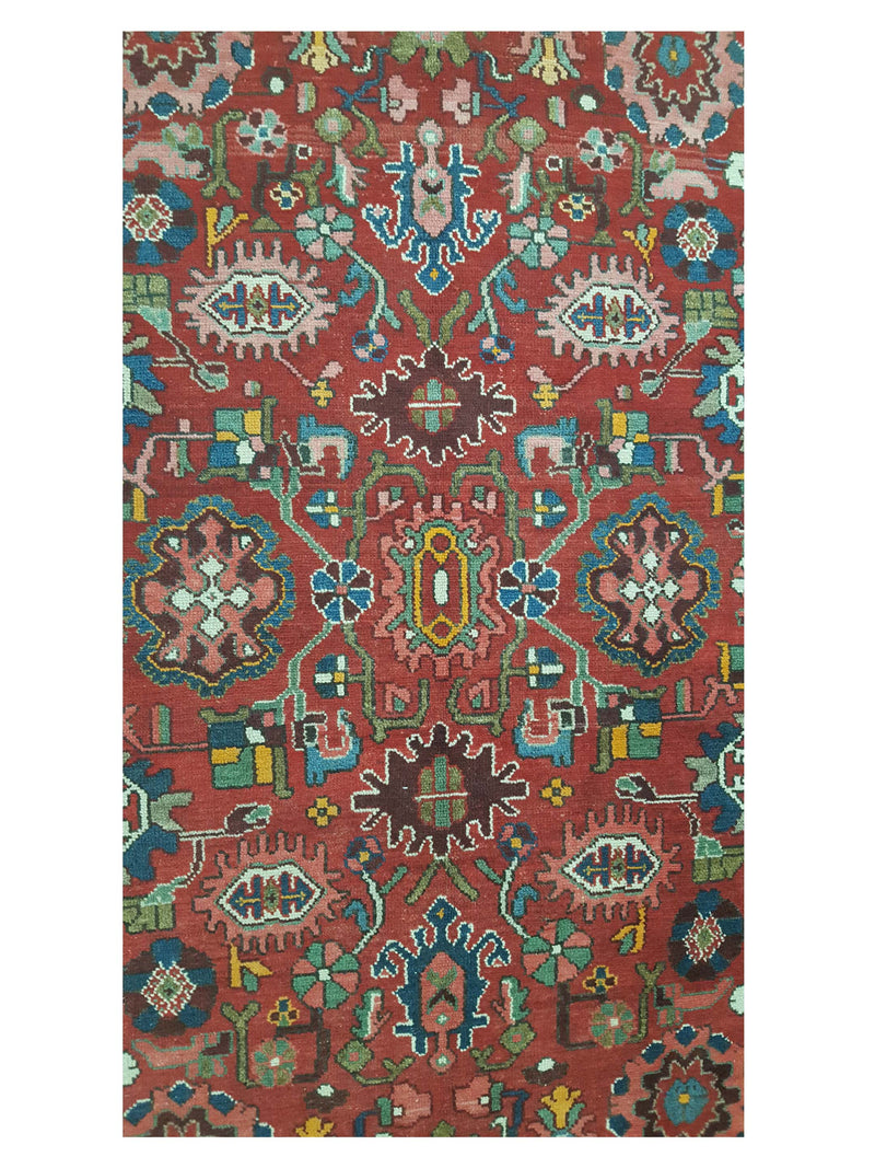 Fasa Antique Malayer 33946 Burgundy Burgundy Traditional Antique Rug
