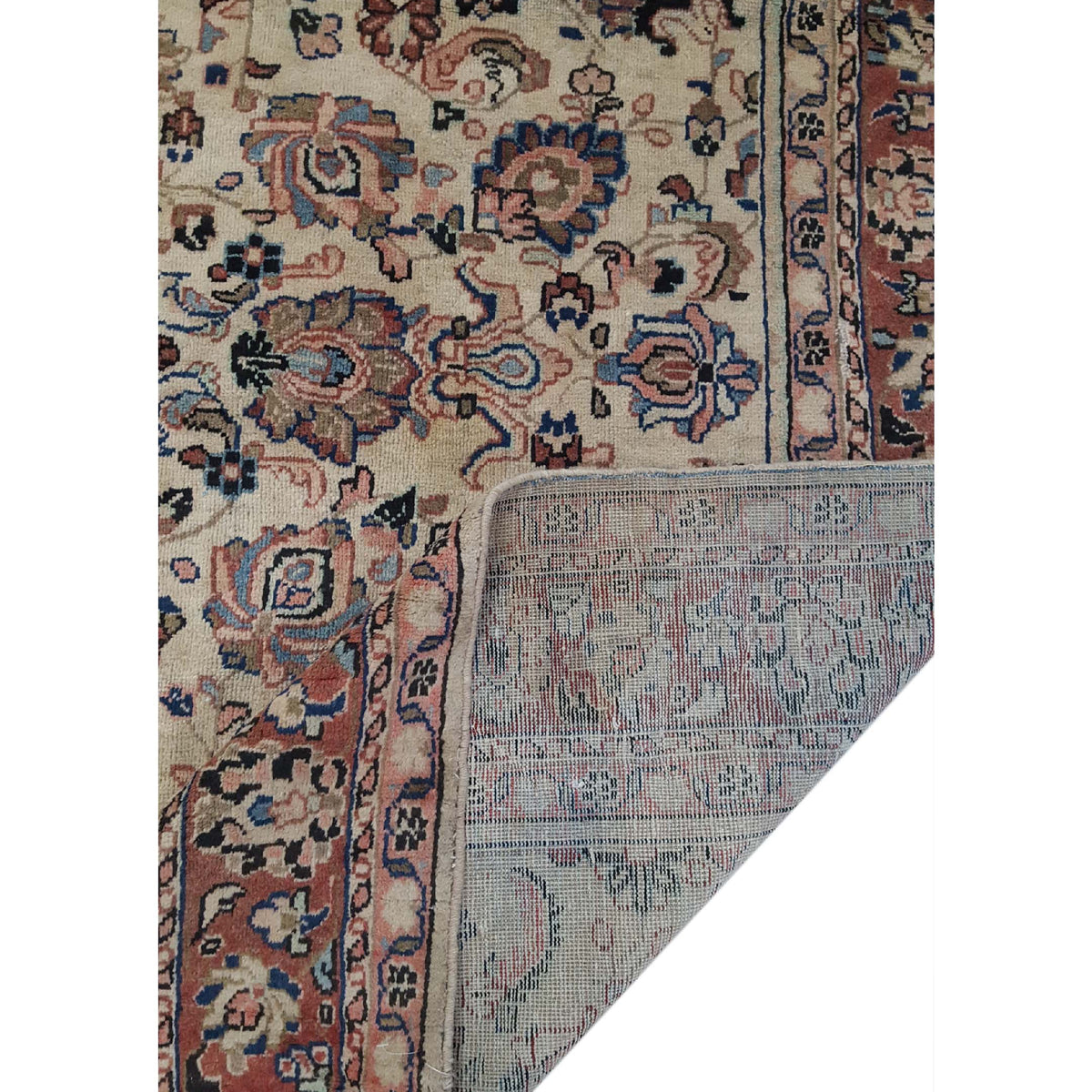 Pacific Mahal 33951 Ivory Rust Traditional Hand Knotted Rug