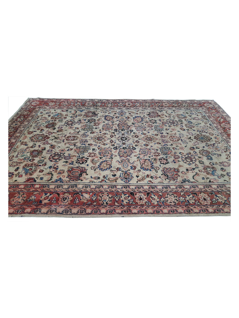 Pacific Mahal 33951 Ivory Rust Traditional Hand Knotted Rug