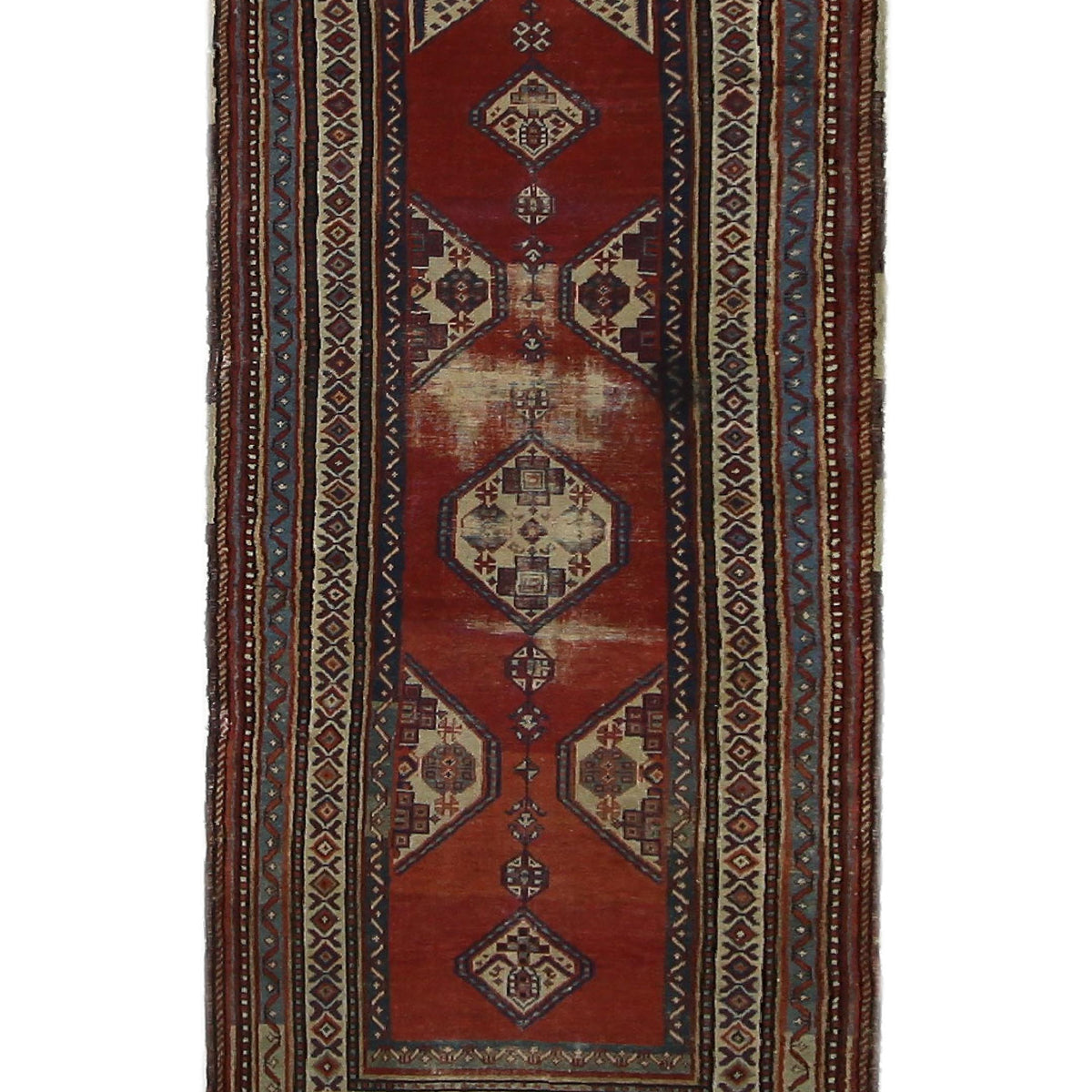 Fasa Antique Caucasian  Rust Ivory Traditional