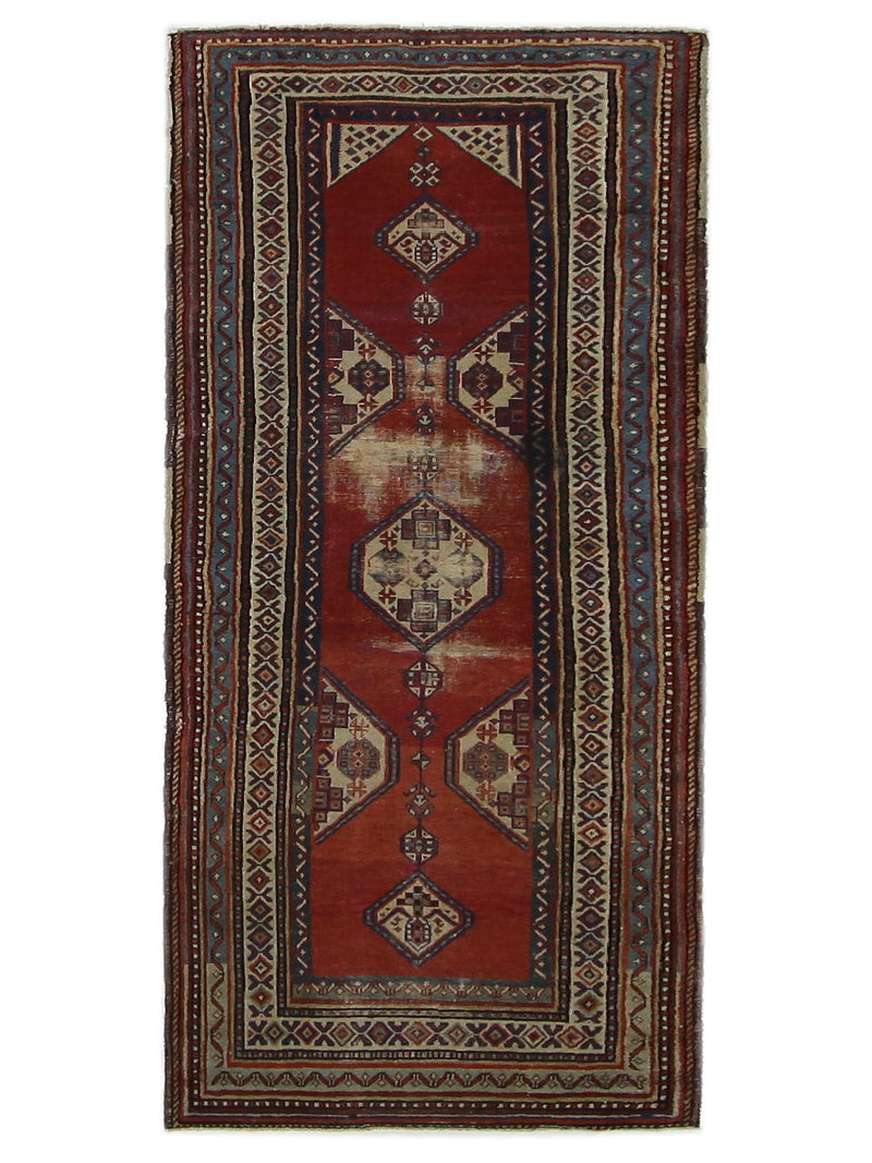 Fasa Antique Caucasian  Rust Ivory Traditional