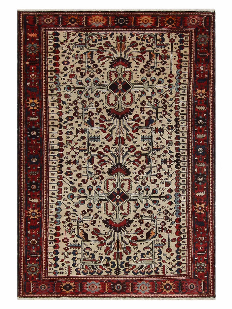 Fasa Antique Bakhtiyari  Ivory Rust Traditional