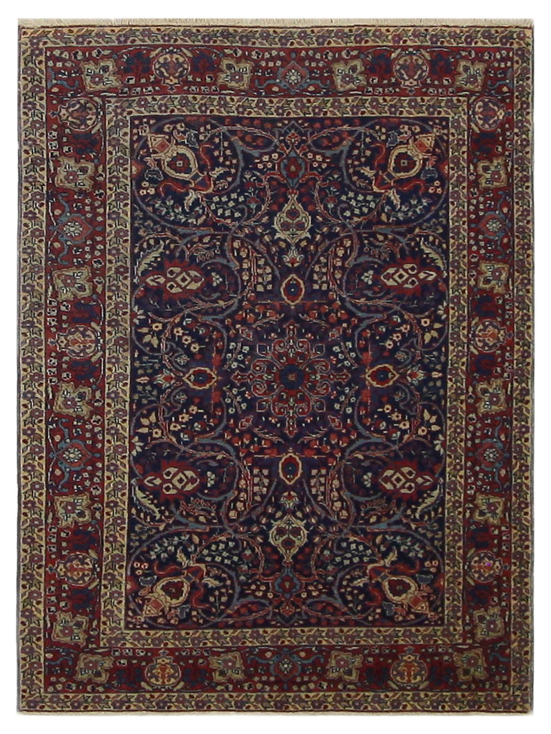 Fasa Antique Tabriz  Navy Burgundy Traditional
