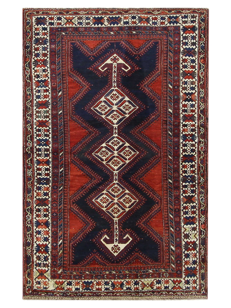 Fasa Antique Kurd  Rust Ivory Traditional
