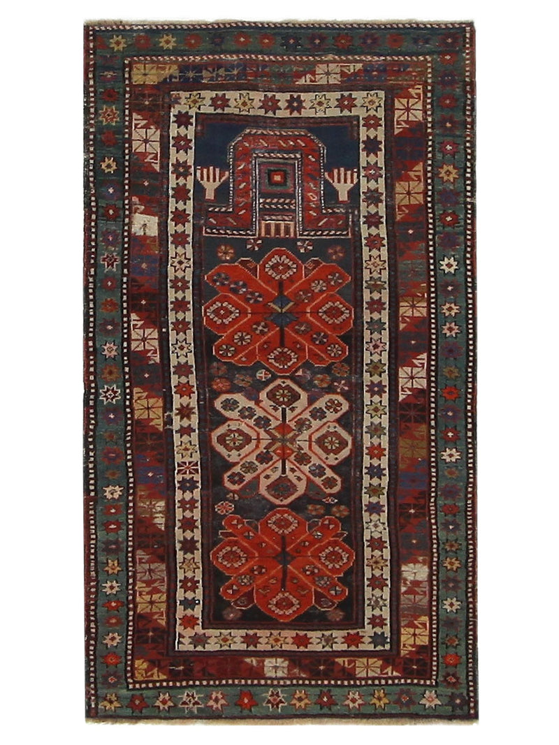 Fasa Antique Karabagh  Brown Multi Traditional