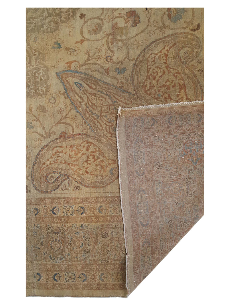 Fasa Antique Haji Jalili 33969 Gold Camel Traditional Antique Rug