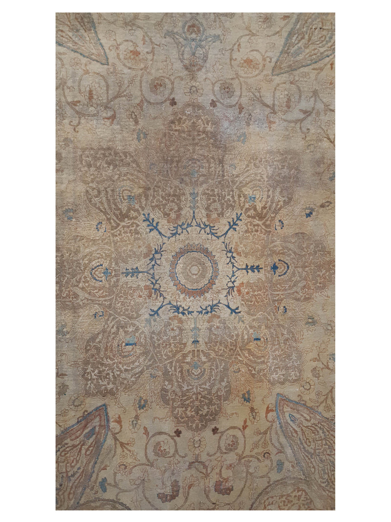 Fasa Antique Haji Jalili 33969 Gold Camel Traditional Antique Rug