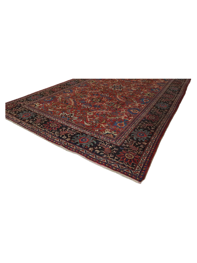 Fasa Antique Mahal 33972 Rust Indigo Traditional Antique Rug