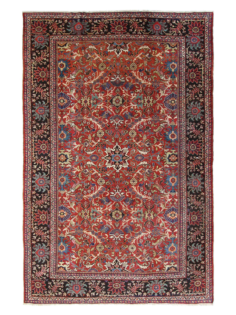 Fasa Antique Mahal  Rust Indigo Traditional