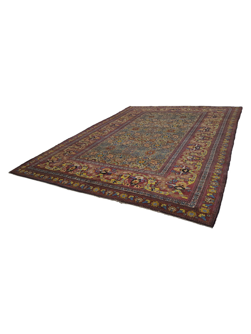 Fasa Antique Agra 33974 Multi Rust Traditional Antique Rug