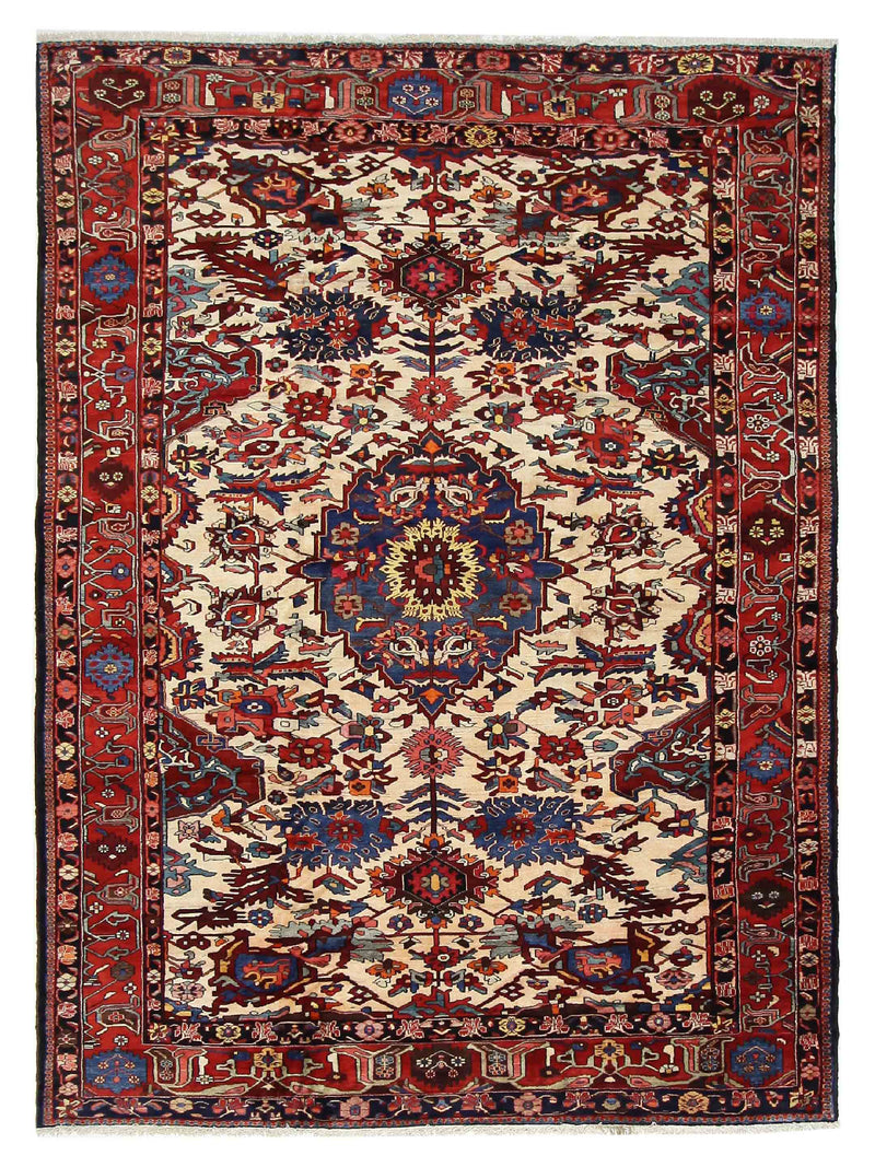 Fasa Antique Bakhtiyari  Beige Red Traditional