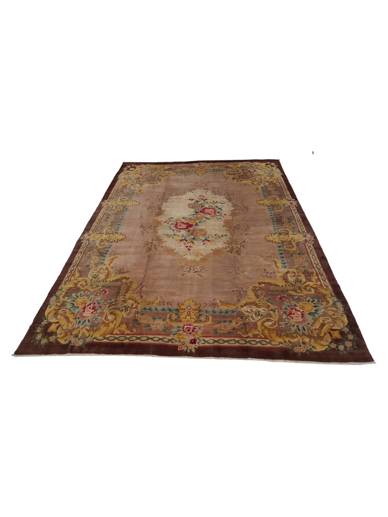 Fasa Antique Souveniry 33992 Pink Rust Traditional Antique Rug