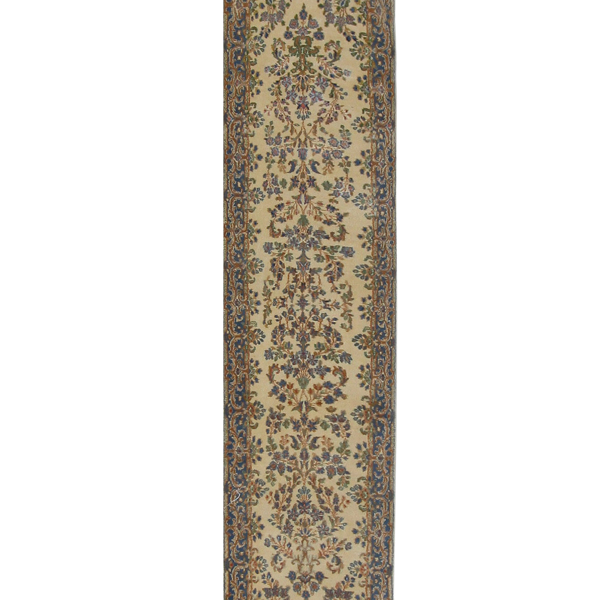 Fasa Antique Kerman  Ivory Blue Traditional