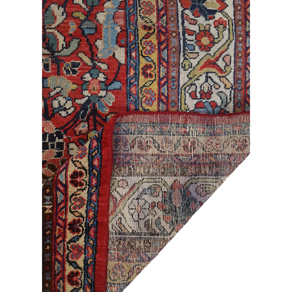 Pacific Mahal 34001 Rust Ivory Traditional Hand Knotted Rug