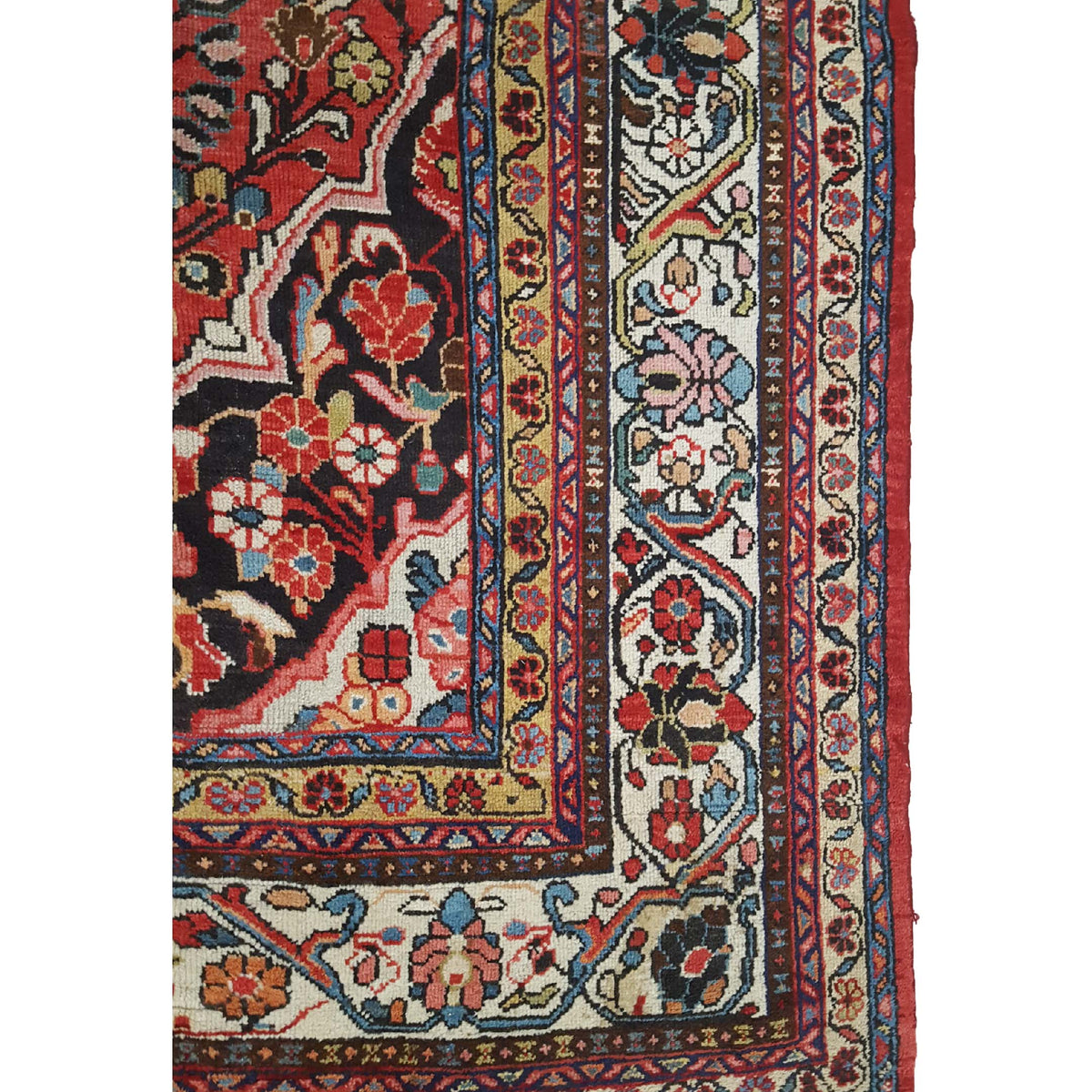 Pacific Mahal 34001 Rust Ivory Traditional Hand Knotted Rug