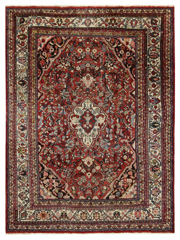 Pacific Mahal  Rust Ivory Traditional