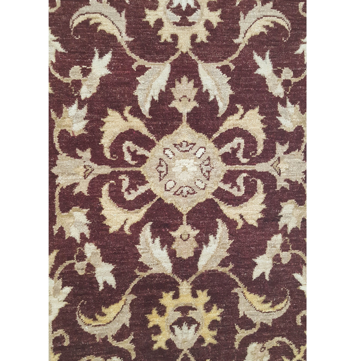 Pacific Ziegler 34377 Brown Ivory Transitional Hand Knotted Rug
