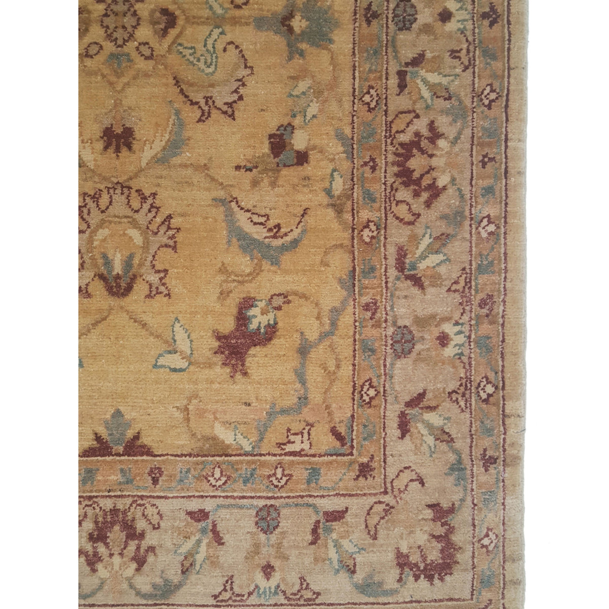 Pacific Ziegler 34381 Beige Beige Transitional Hand Knotted Rug