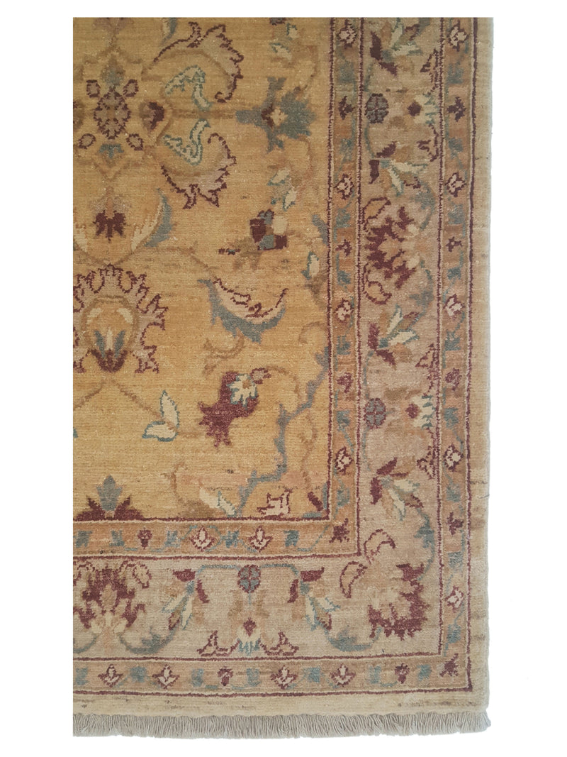 Pacific Ziegler 34381 Beige Beige Transitional Hand Knotted Rug