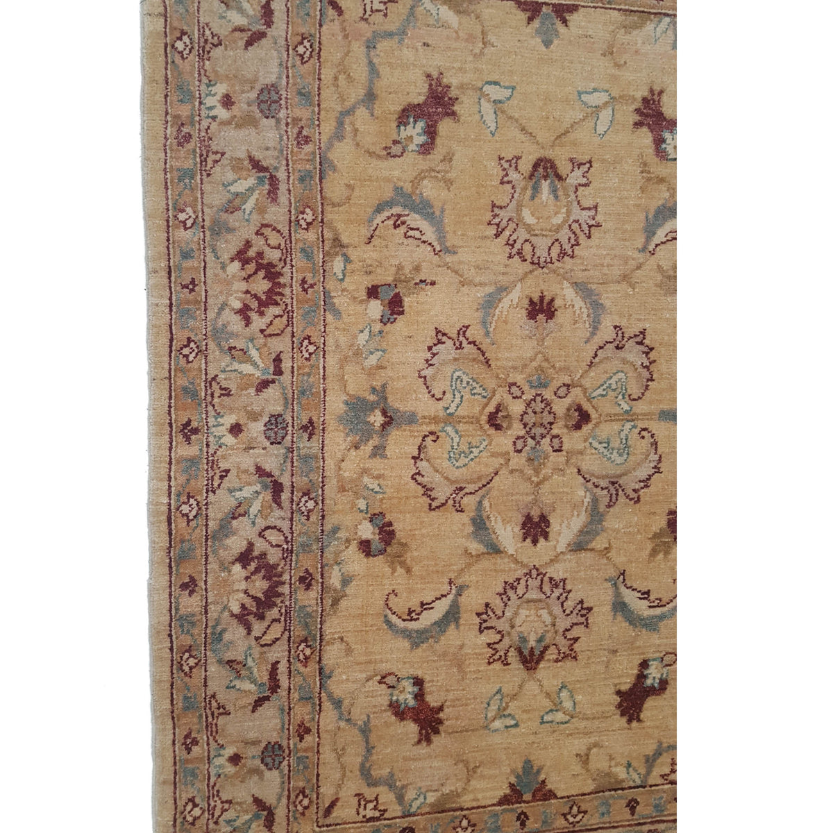 Pacific Ziegler 34381 Beige Beige Transitional Hand Knotted Rug