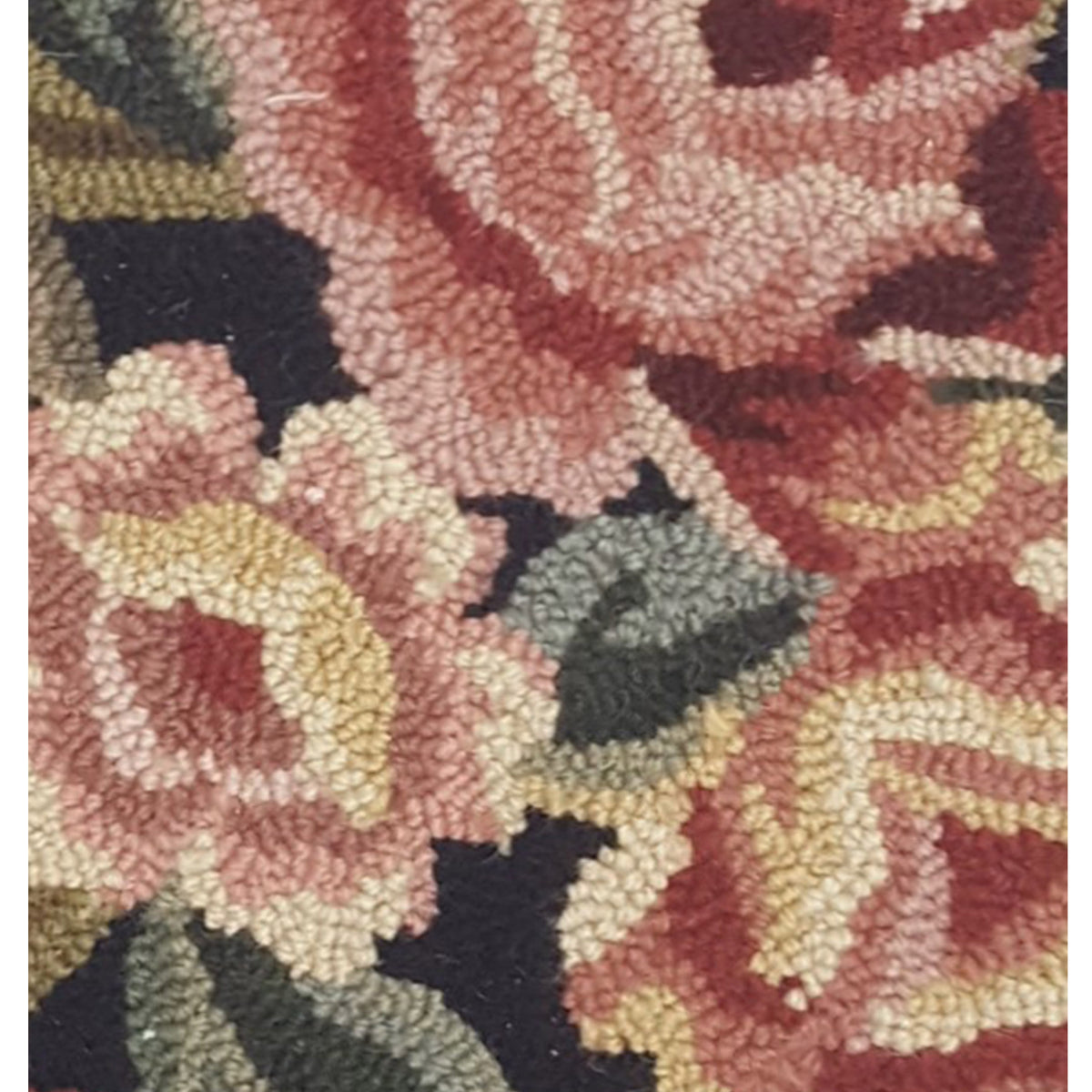 Aura Hook 34435 Black Black Transitional Hand Woven Rug