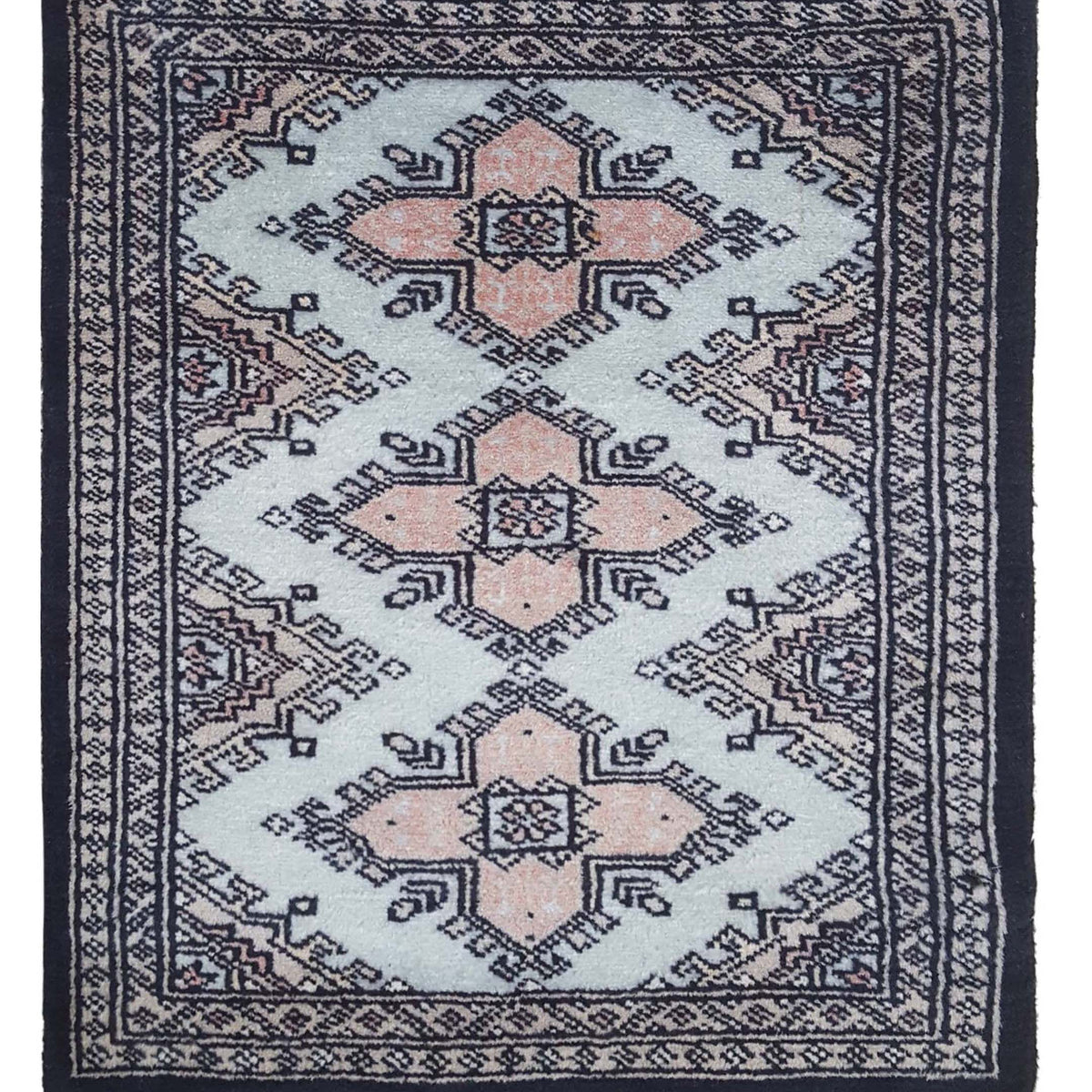 Pacific Bokhara  Lt.Blue Black Traditional