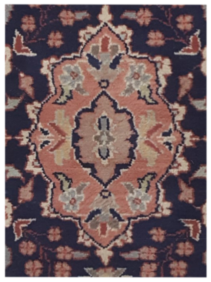 Pacific Classic 34460 Navy Navy Traditional Hand Knotted Rug
