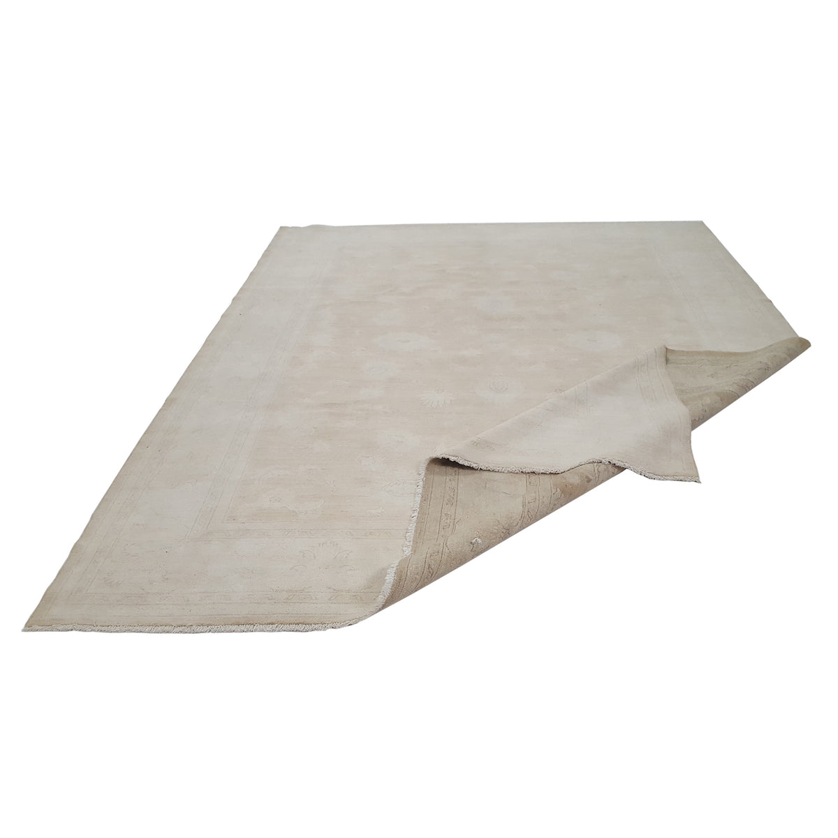 Pacific Ziegler 34926 Lt.Brown Ivory Transitional Hand Knotted Rug