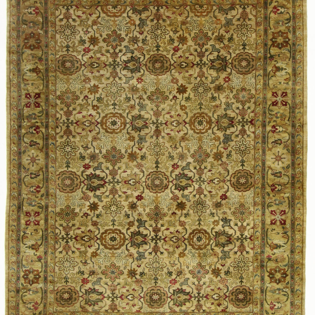 Pacific Loom 35390 Ivory Gold Traditional Hand Knotted Rug