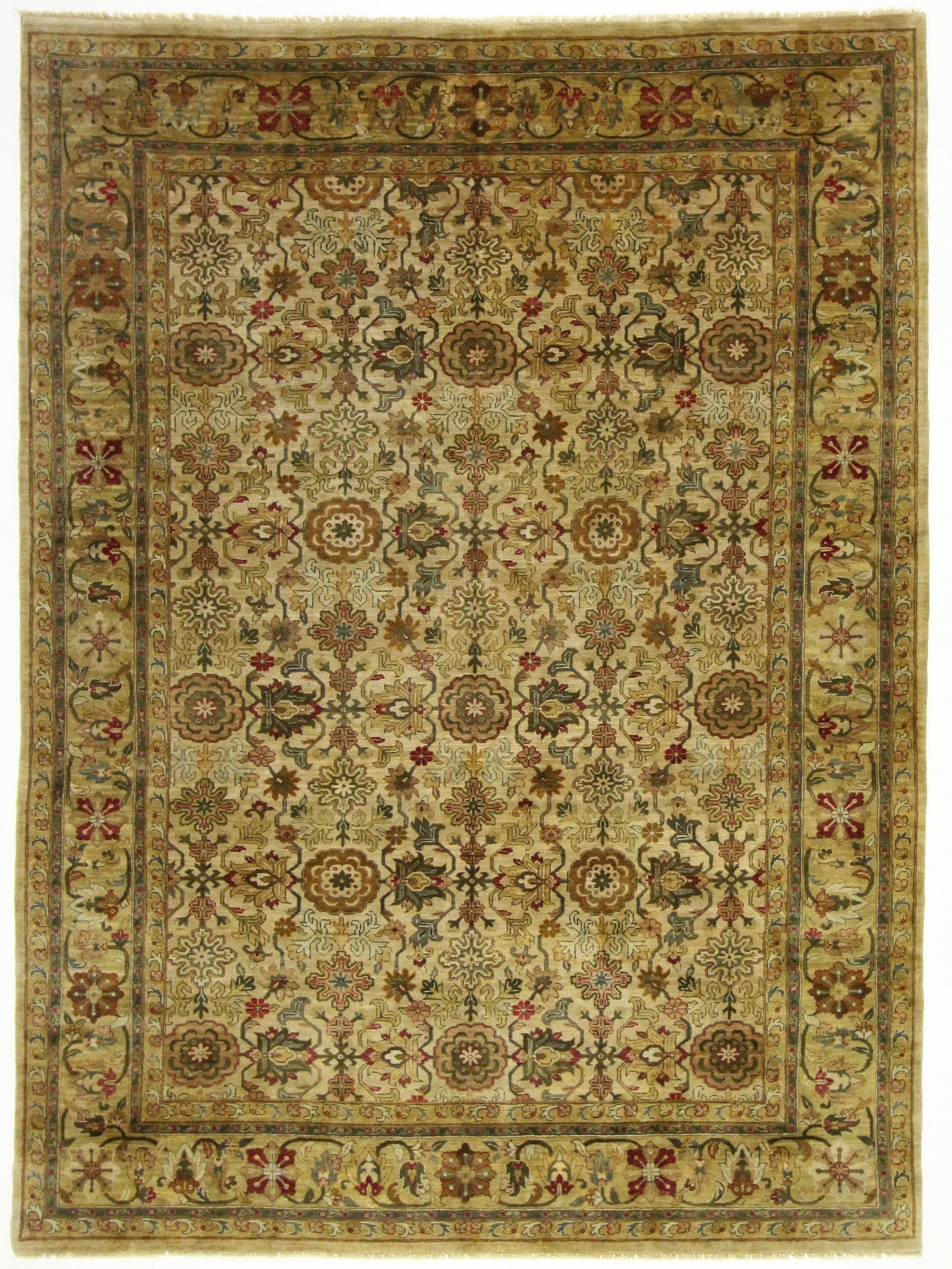 Pacific Loom 35390 Ivory Gold Traditional Hand Knotted Rug – Pacific Rugs