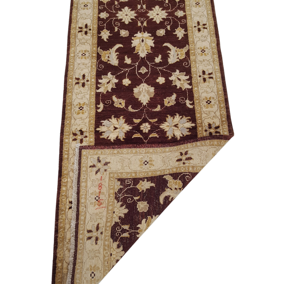 Pacific Ziegler 35414 Brown Gold Transitional Hand Knotted Rug