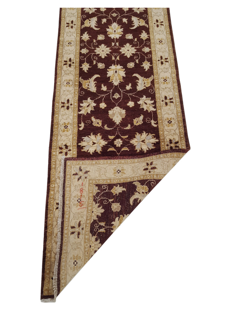 Pacific Ziegler 35414 Brown Gold Transitional Hand Knotted Rug