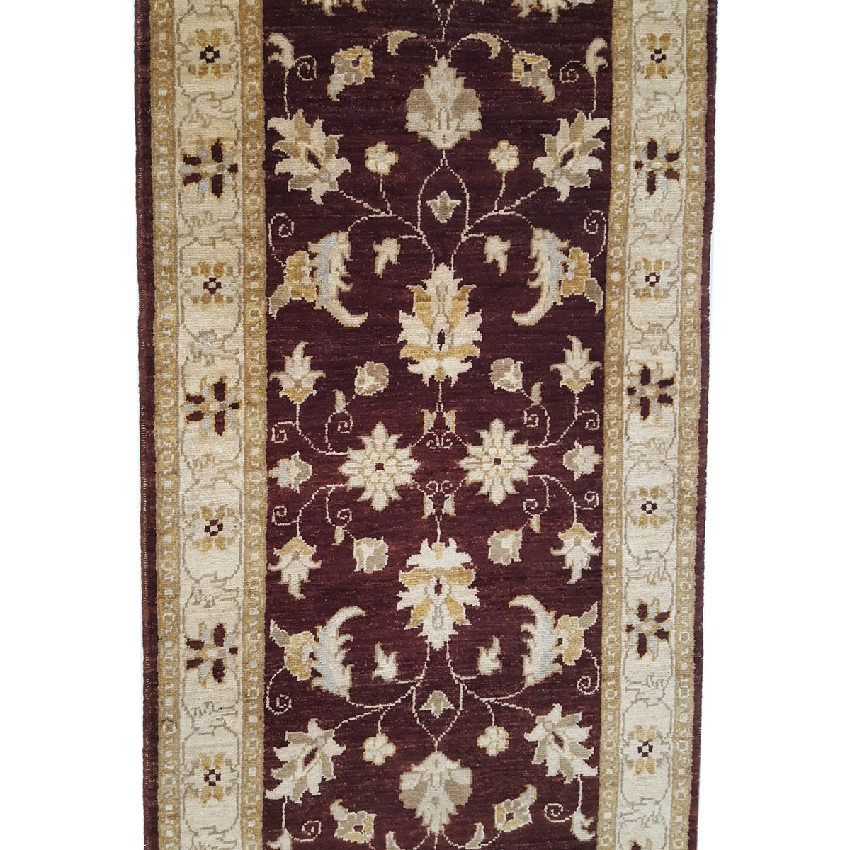 Pacific Ziegler 35414 Brown Gold Transitional Hand Knotted Rug