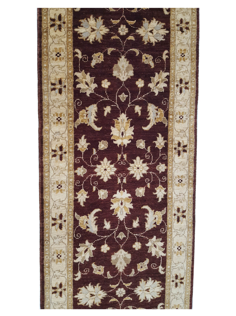 Pacific Ziegler 35414 Brown Gold Transitional Hand Knotted Rug