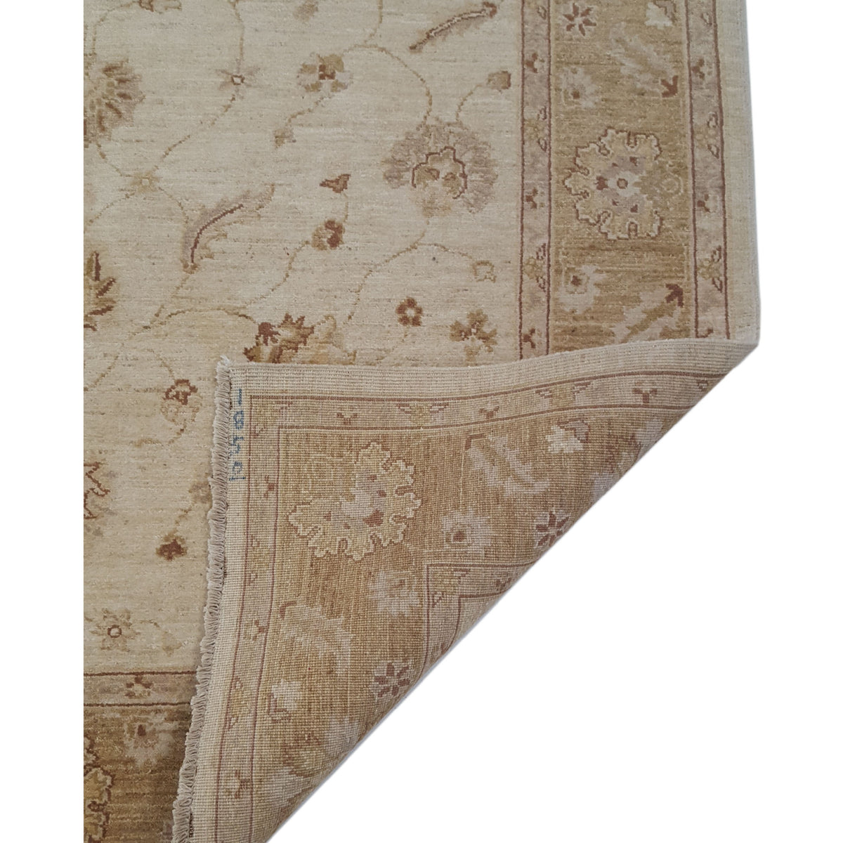 Pacific Ziegler 35425 Beige Gold Transitional Hand Knotted Rug
