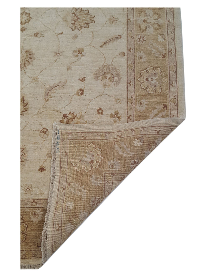 Pacific Ziegler 35425 Beige Gold Transitional Hand Knotted Rug