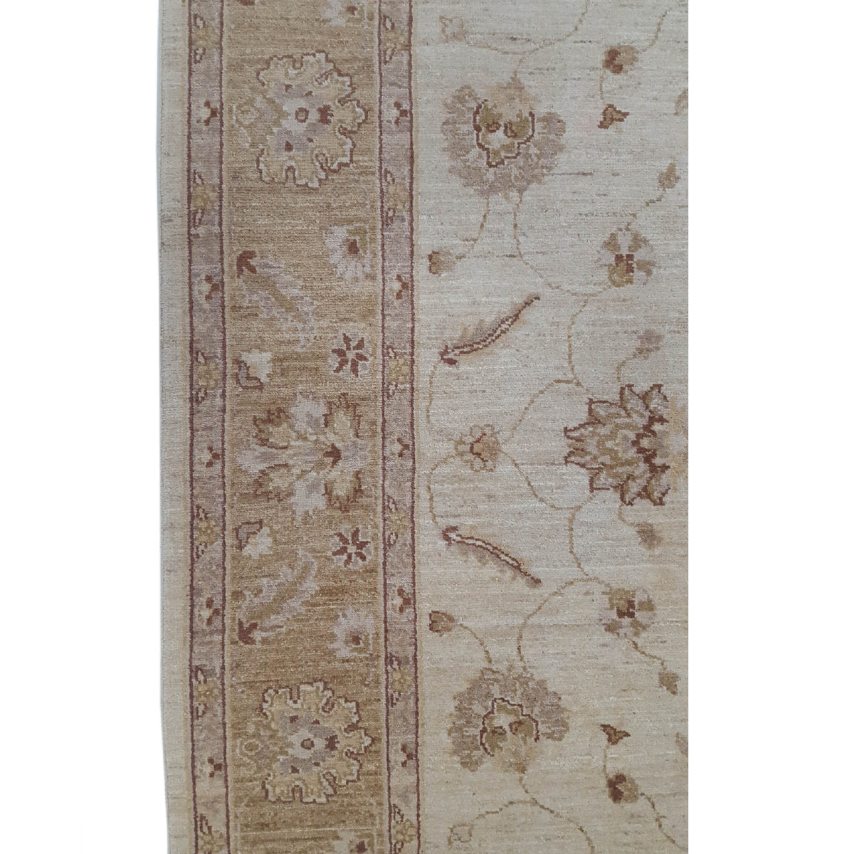 Pacific Ziegler 35425 Beige Gold Transitional Hand Knotted Rug