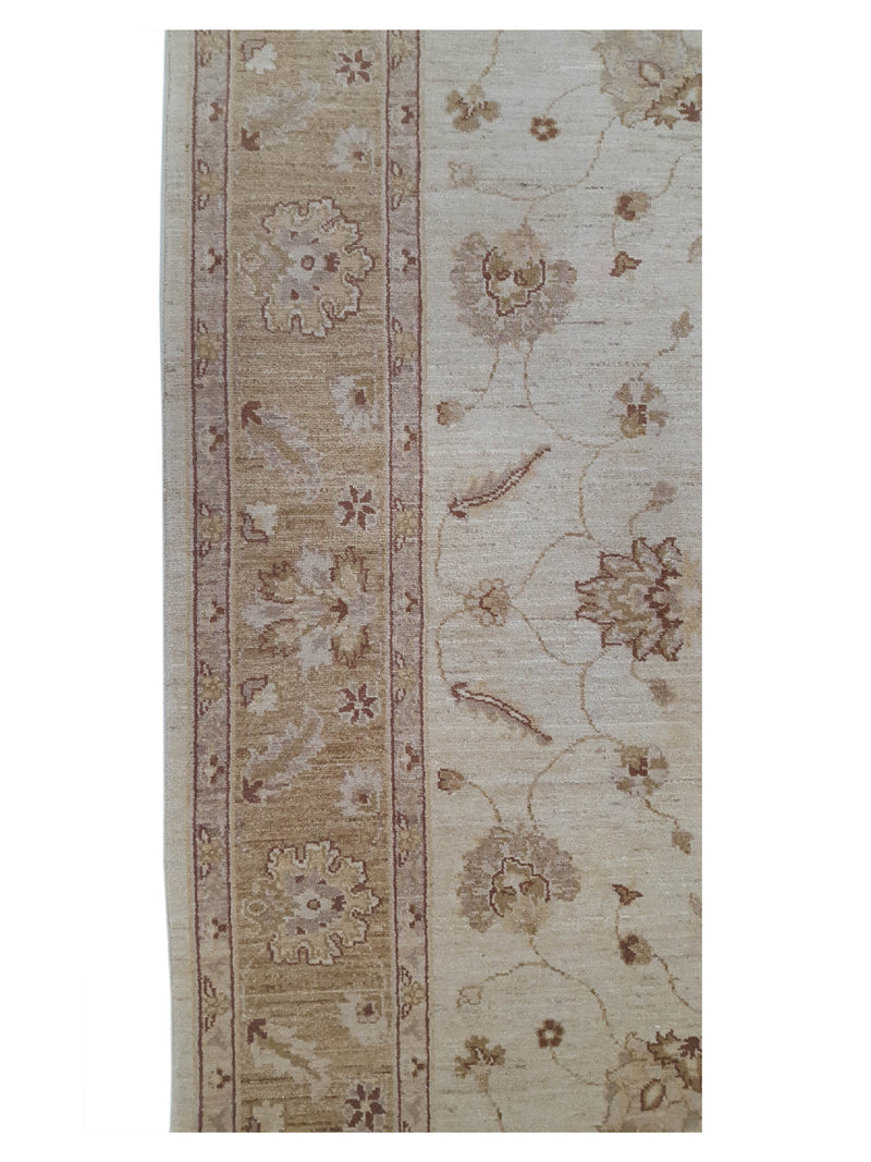 Pacific Ziegler 35425 Beige Gold Transitional Hand Knotted Rug