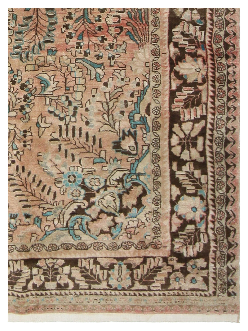 Pacific Lilian 35466 Peach Brown Traditional Hand Knotted Rug