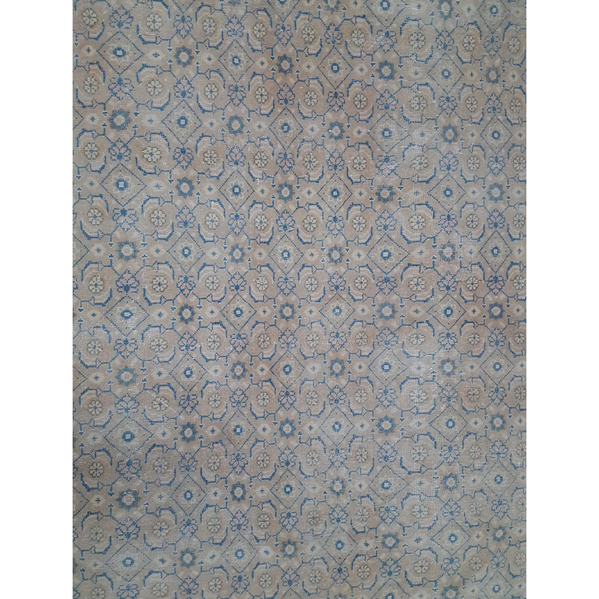 Pacific Mahal 35476 Peach Blue Traditional Hand Knotted Rug
