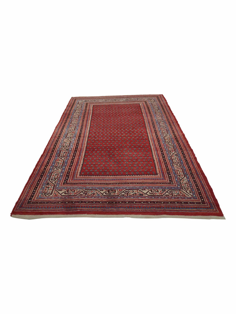 Pacific Mahal 35499 Spice Beige Traditional Hand Knotted Rug