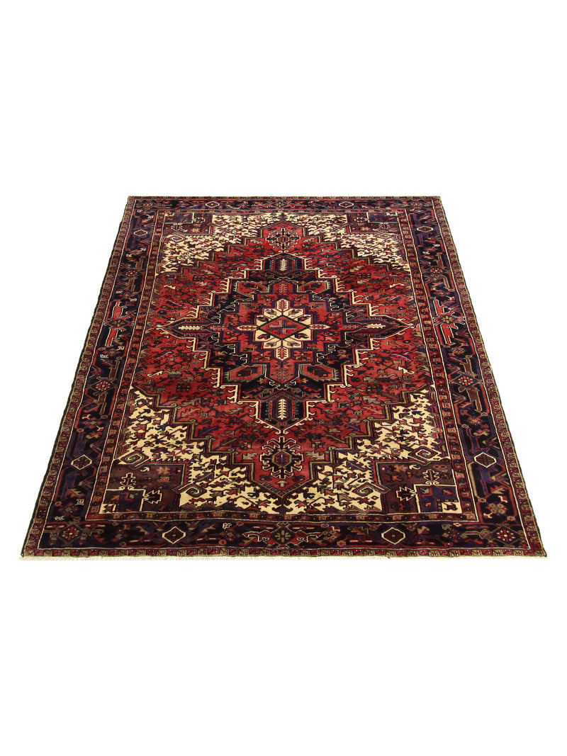 Pacific Heriz 35563 Red Beige Traditional Hand Knotted Rug