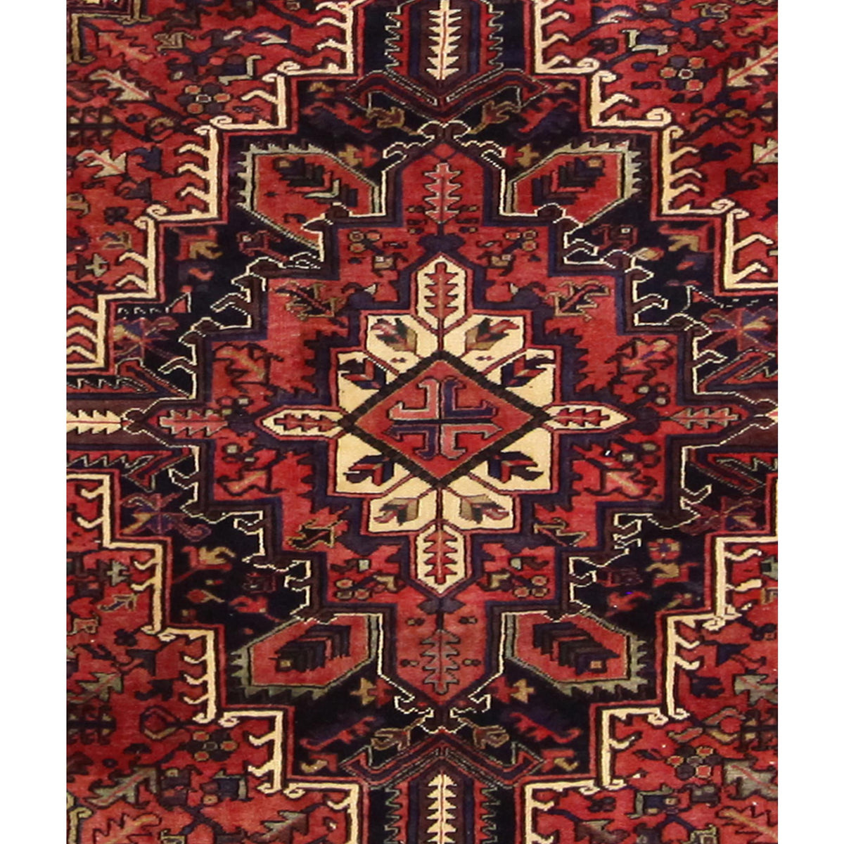 Pacific Heriz 35563 Red Beige Traditional Hand Knotted Rug