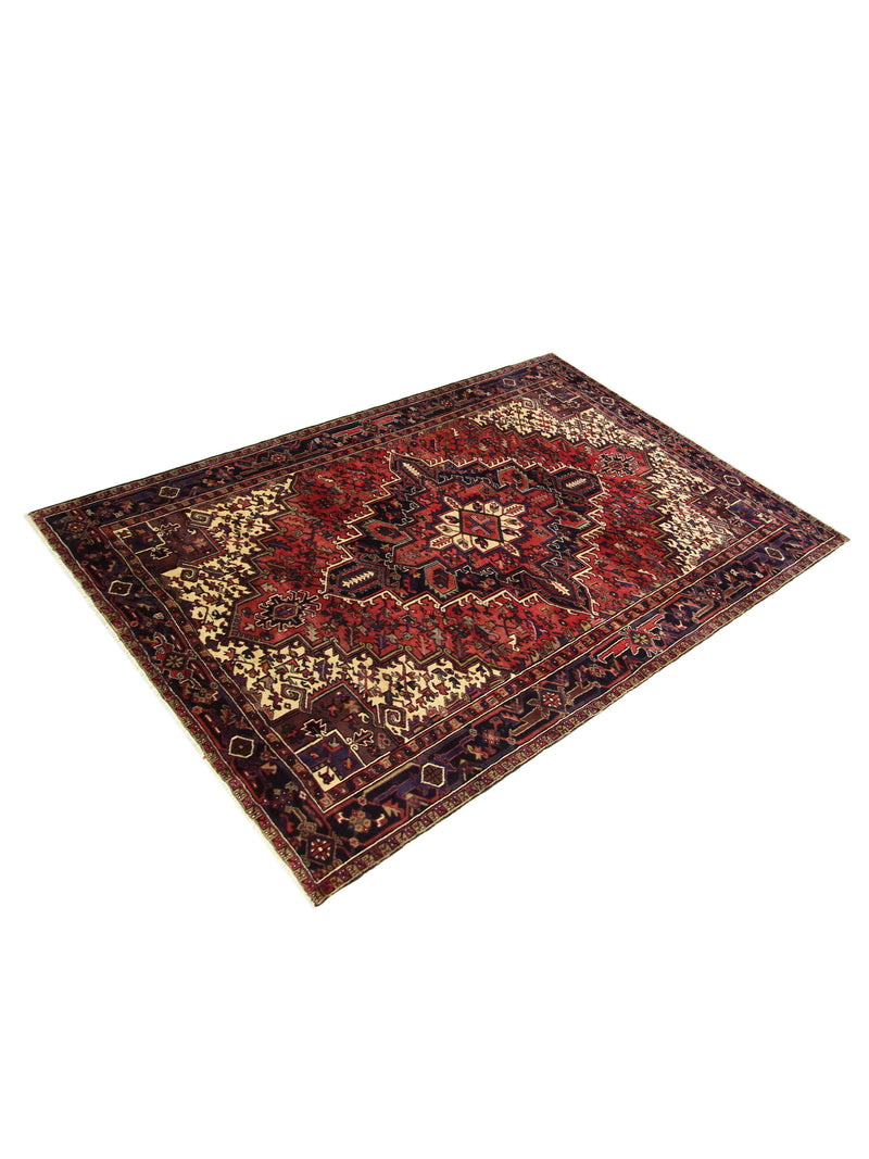 Pacific Heriz 35563 Red Beige Traditional Hand Knotted Rug