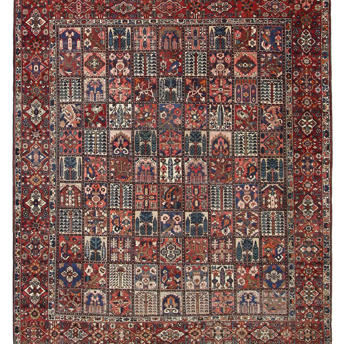 Fasa Antique Bakhtiyari  Multi Rust Traditional