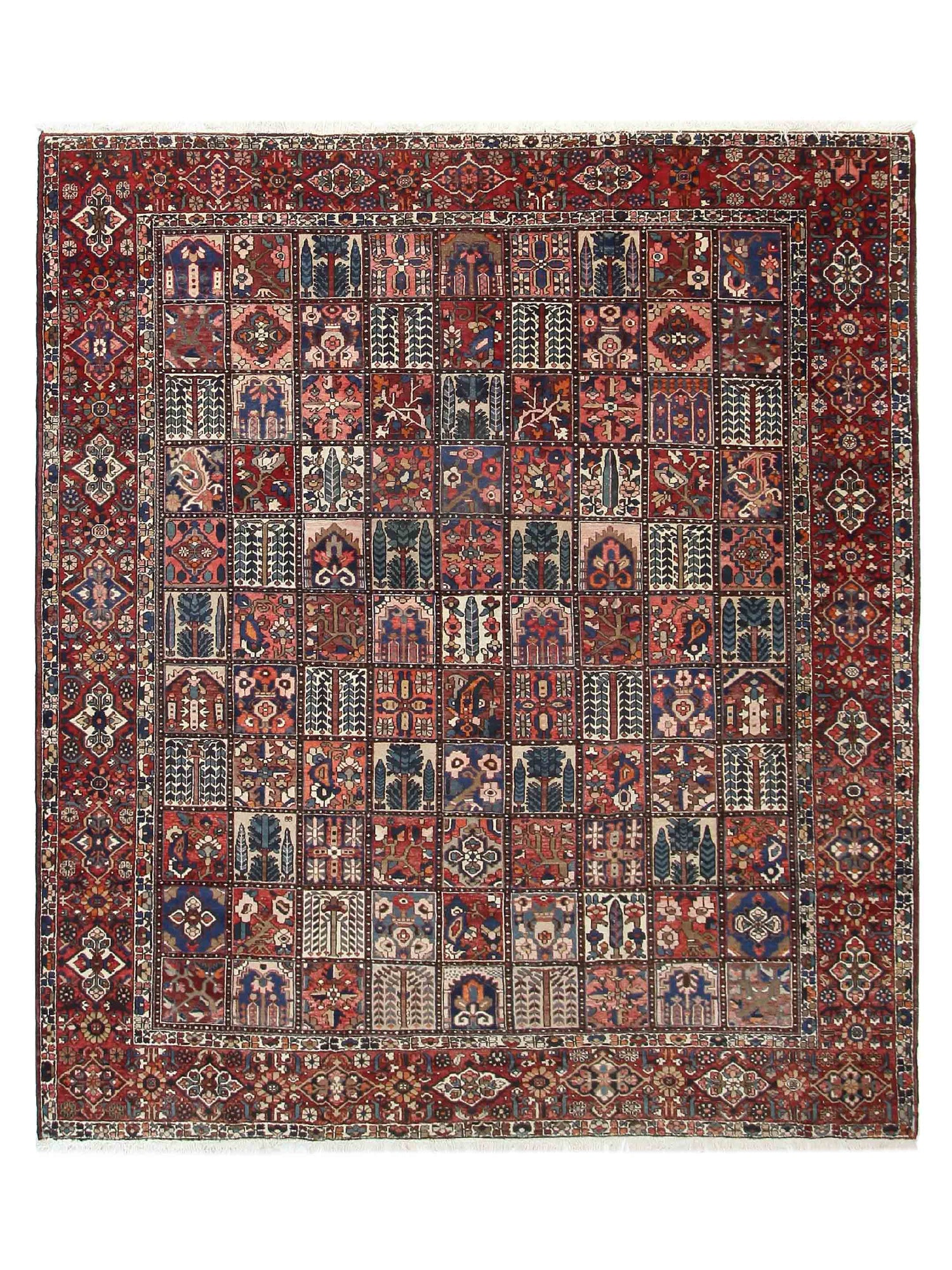 Fasa Antique Bakhtiyari  Multi Rust Traditional