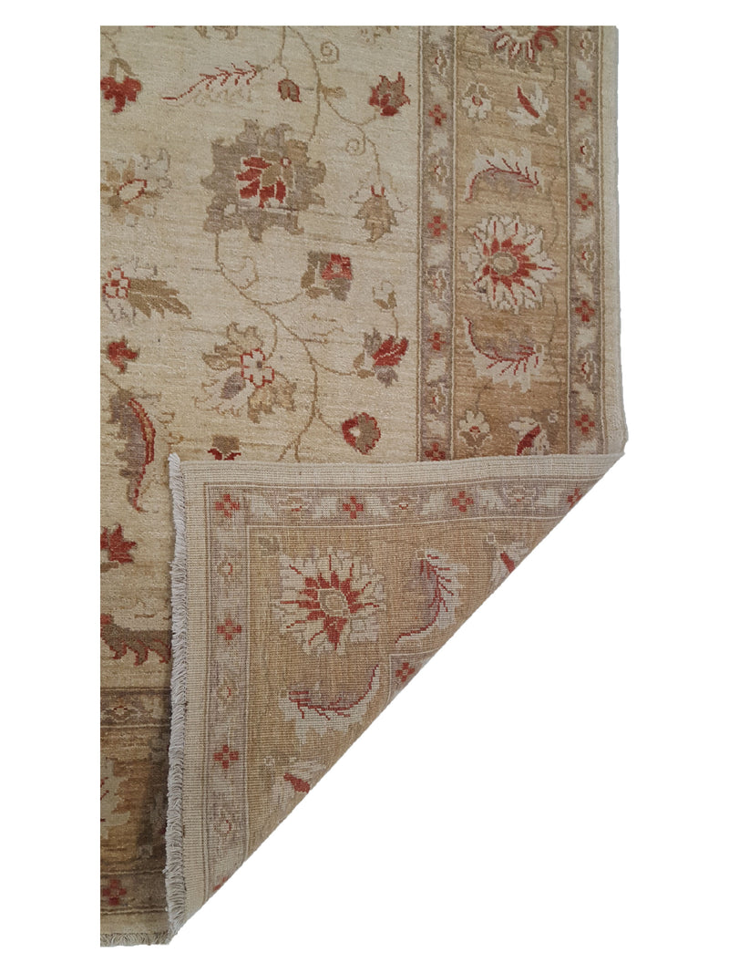 Pacific Ziegler 35596 Beige Gold Transitional Hand Knotted Rug