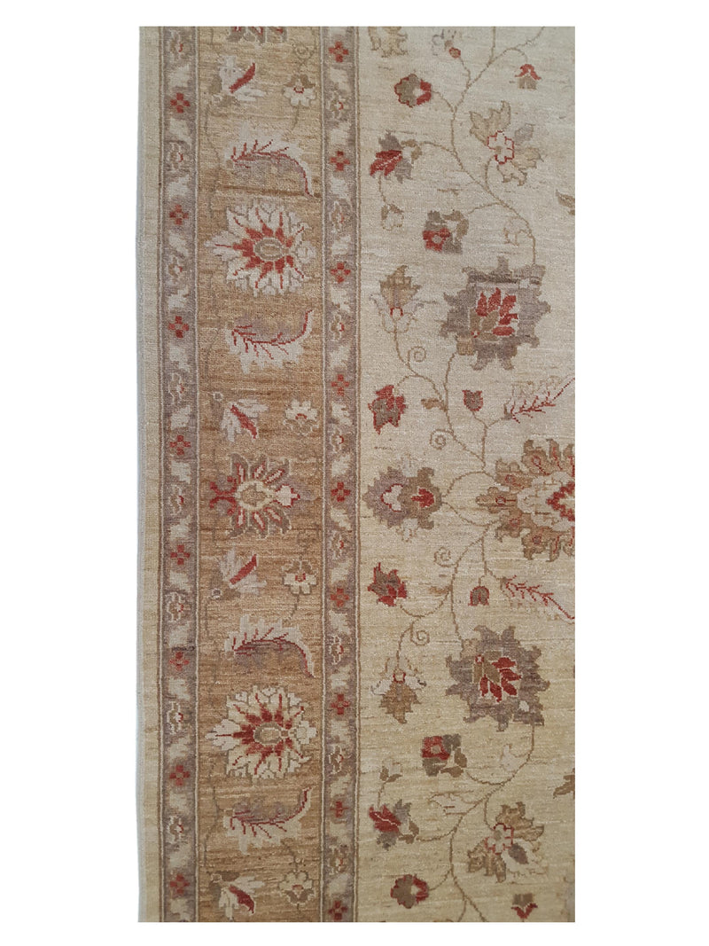 Pacific Ziegler 35596 Beige Gold Transitional Hand Knotted Rug